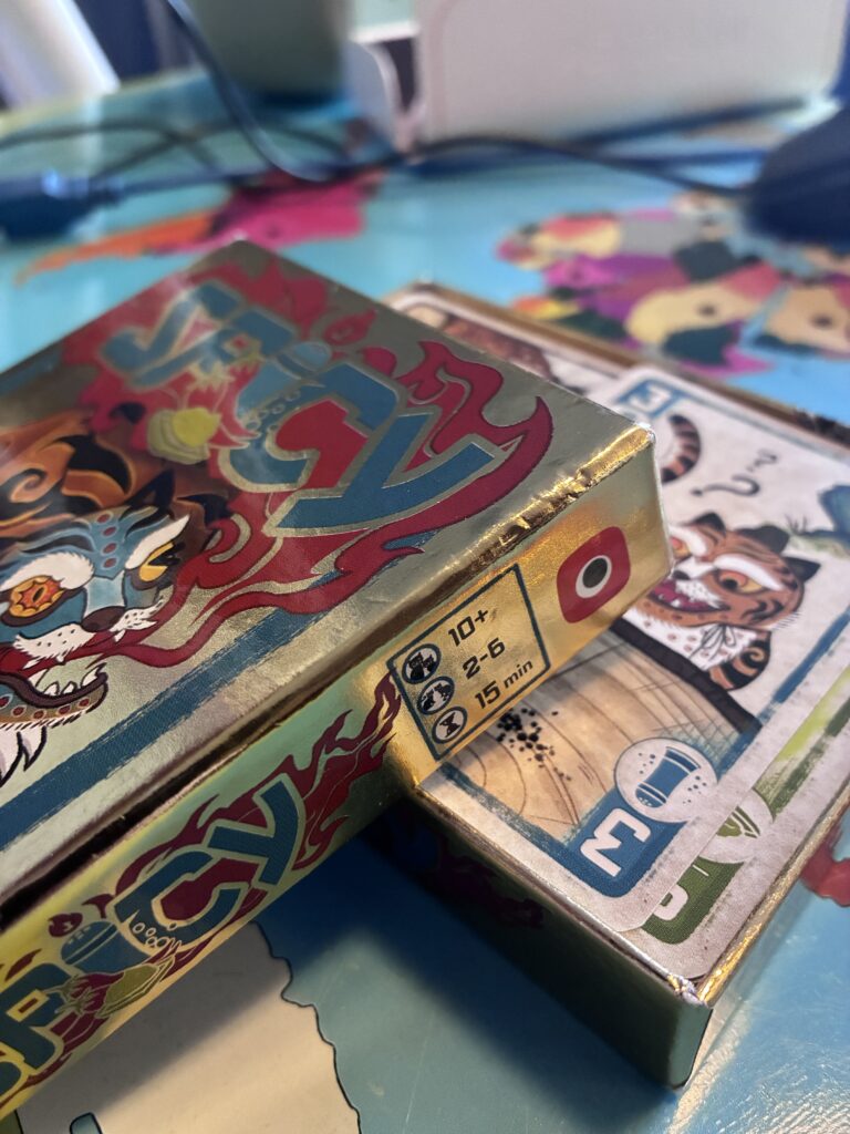 Otwarte Pudełko gry spicy