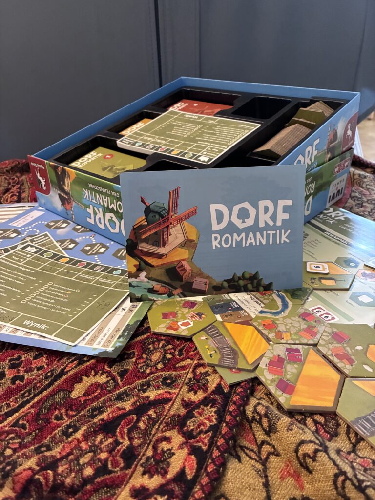 Otwarte pudełko gry ford romantik. Idealnej gry dla dwojga.