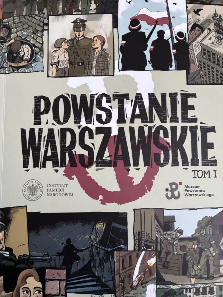 okładka komiksu paragrafowego powstanie warszawskie.