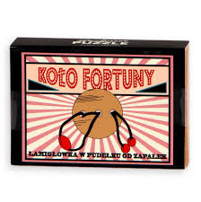 Koło fortuny - Łamigłówka w pudełku od zapałek.