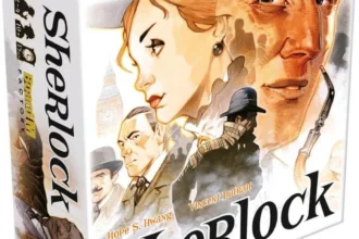 Pudełko gry sherlock.