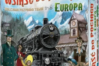 Zdjęcie gry planszowej wsiąść do pociągu europa.