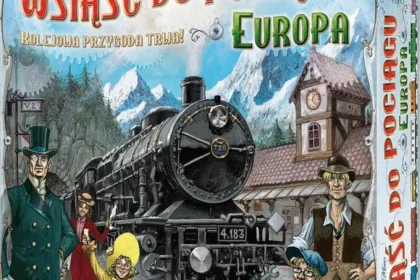 Zdjęcie gry planszowej wsiąść do pociągu europa.