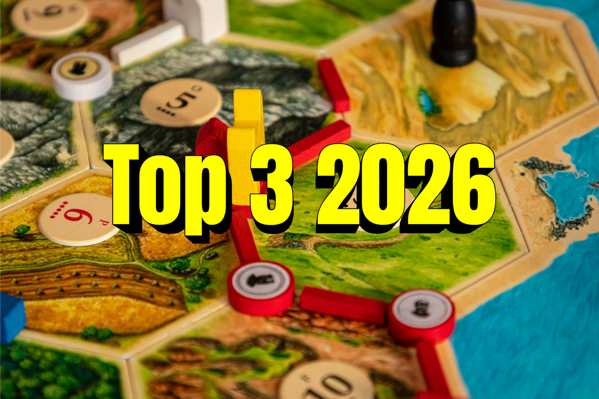 Obrazek gry planszowej i napis top 3 2026