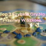 napis top trzy gry na przerwa w szkole